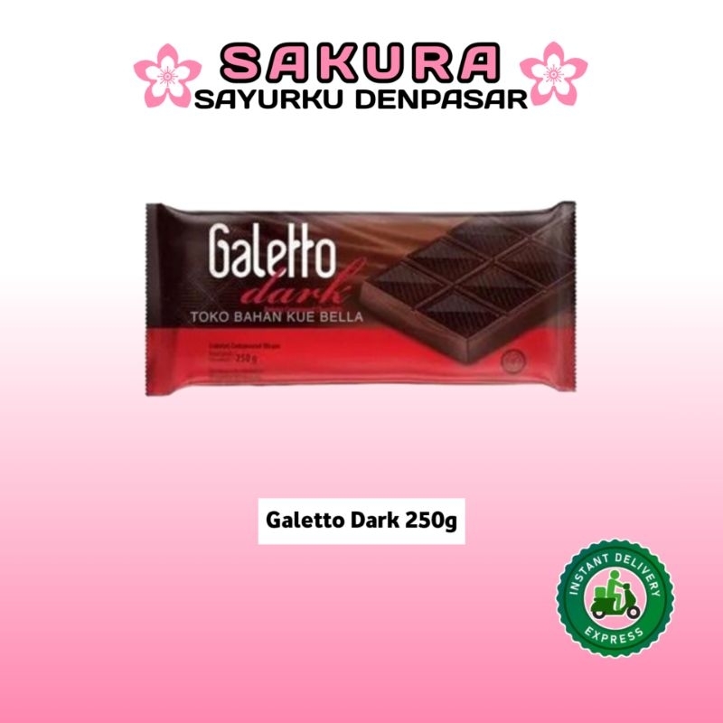 

Galetto Dark Chocolate Compound 250g - SAKURA