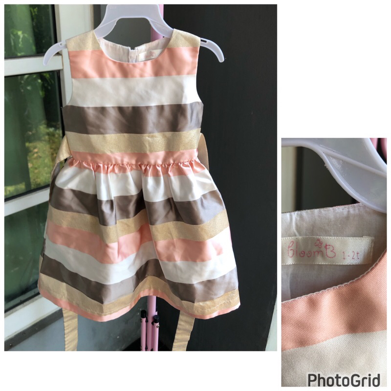 dress pesta anak bloom simple mewah
