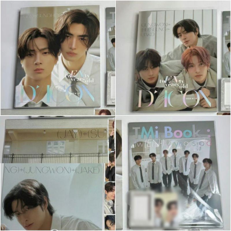 (ready) pb jayhoon heejakewon jay sunghoon photobook jake jungwon heeseung tmi book poster dicon enh