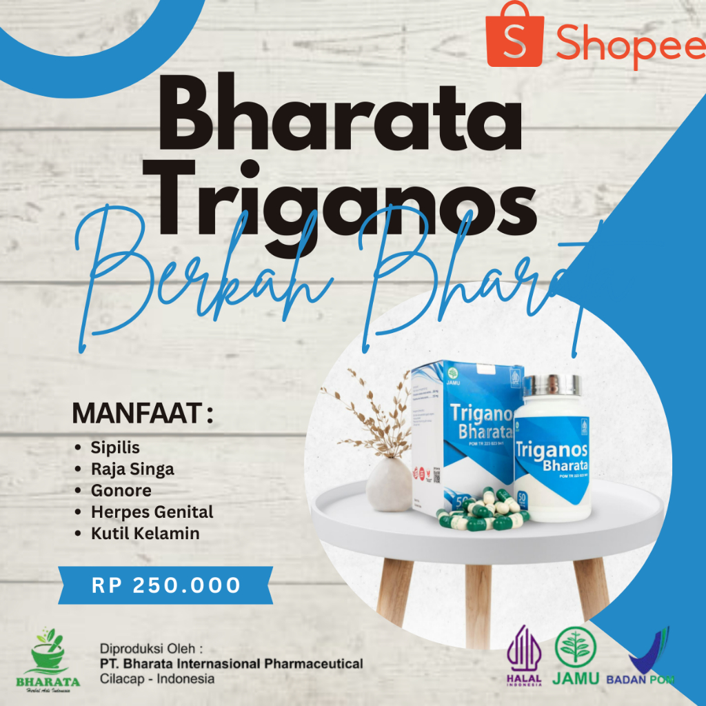 Triganos bharata obat herbal sipilis, kencing nanah, Triganos Bharata Gonore 100%