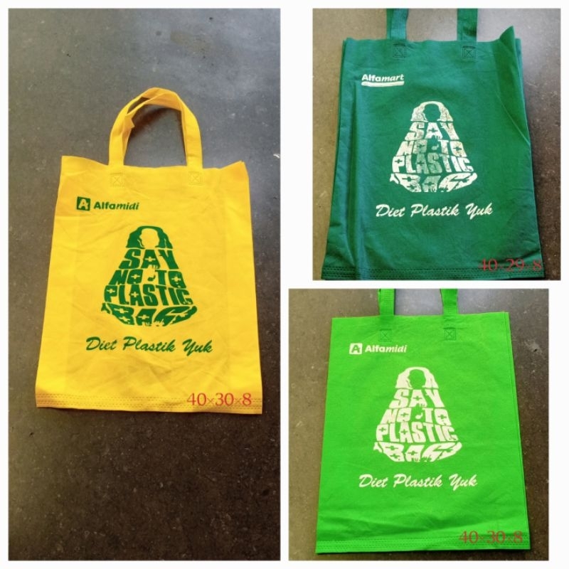 TAS BELANJA SHOPPING BAG SPUNBOND ALFAMART ALFAMIDI
