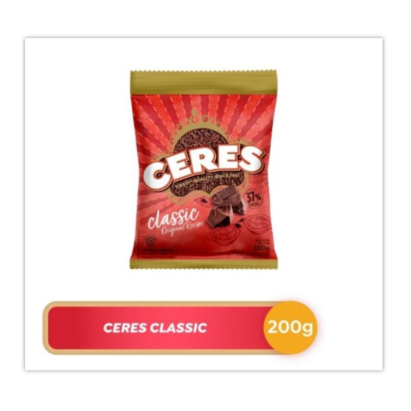 

Ceres Classic 200 gr Coklat Cokelat Meses