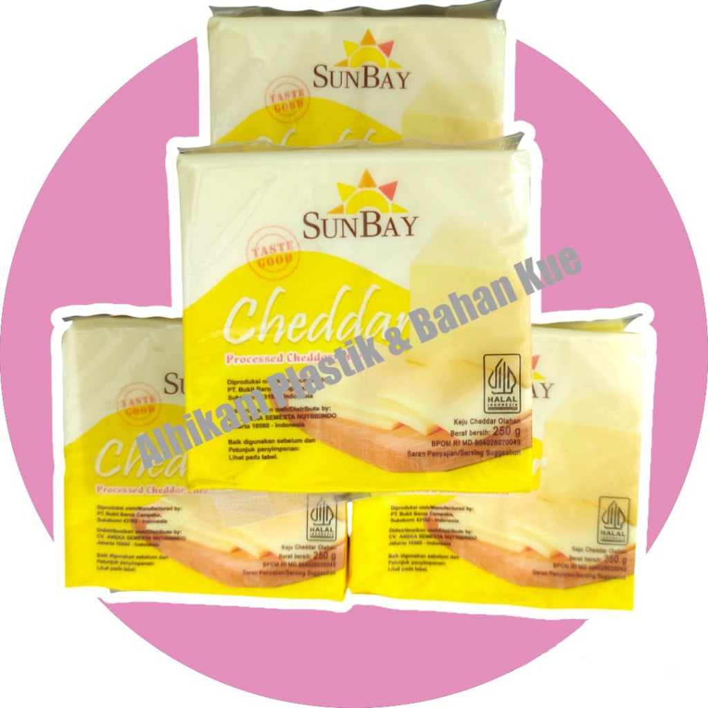 

Keju Sunbay Keju Cheddar 250gr (Kemasan Ori Baru)