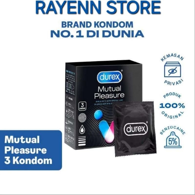 Kondom Durex Mutual Preasure tekstur Bergerigi (PRIVASI DIJAMIN AMAN )