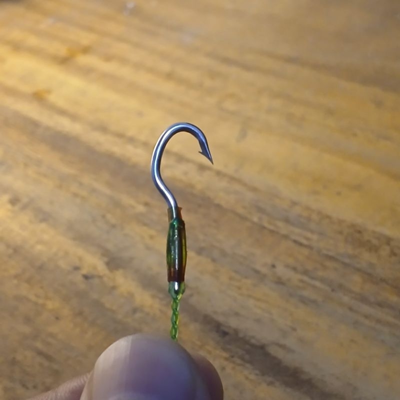 Kail Pancing Urek Belut Baja Senar 3 Lapis Siap Pakai