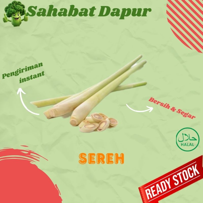 

sereh / serei - Bumbu dapur - Sahabat Dapur Delivery