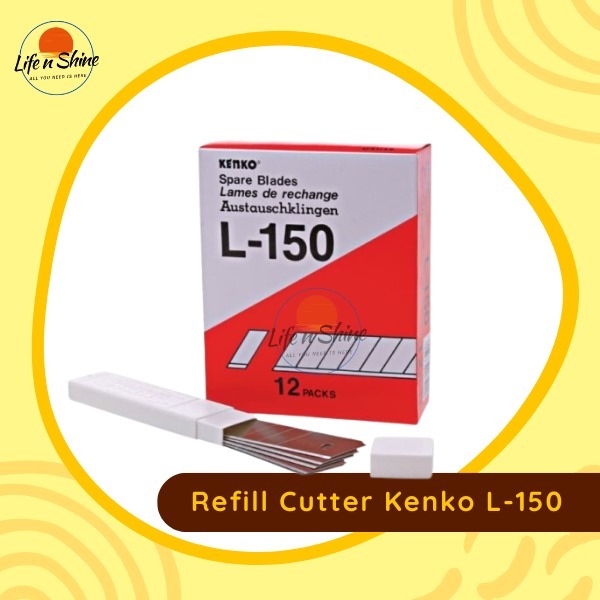 

ISI CUTTER KENKO L 150 ISI PISAU CUTER L150 REFILL KATER BESAR Box Sekotak