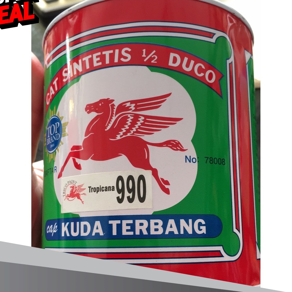 

HARGA TERJUN BEBAS Cat Minyak Trico Paint cap Kuda Terbang 9 Liter