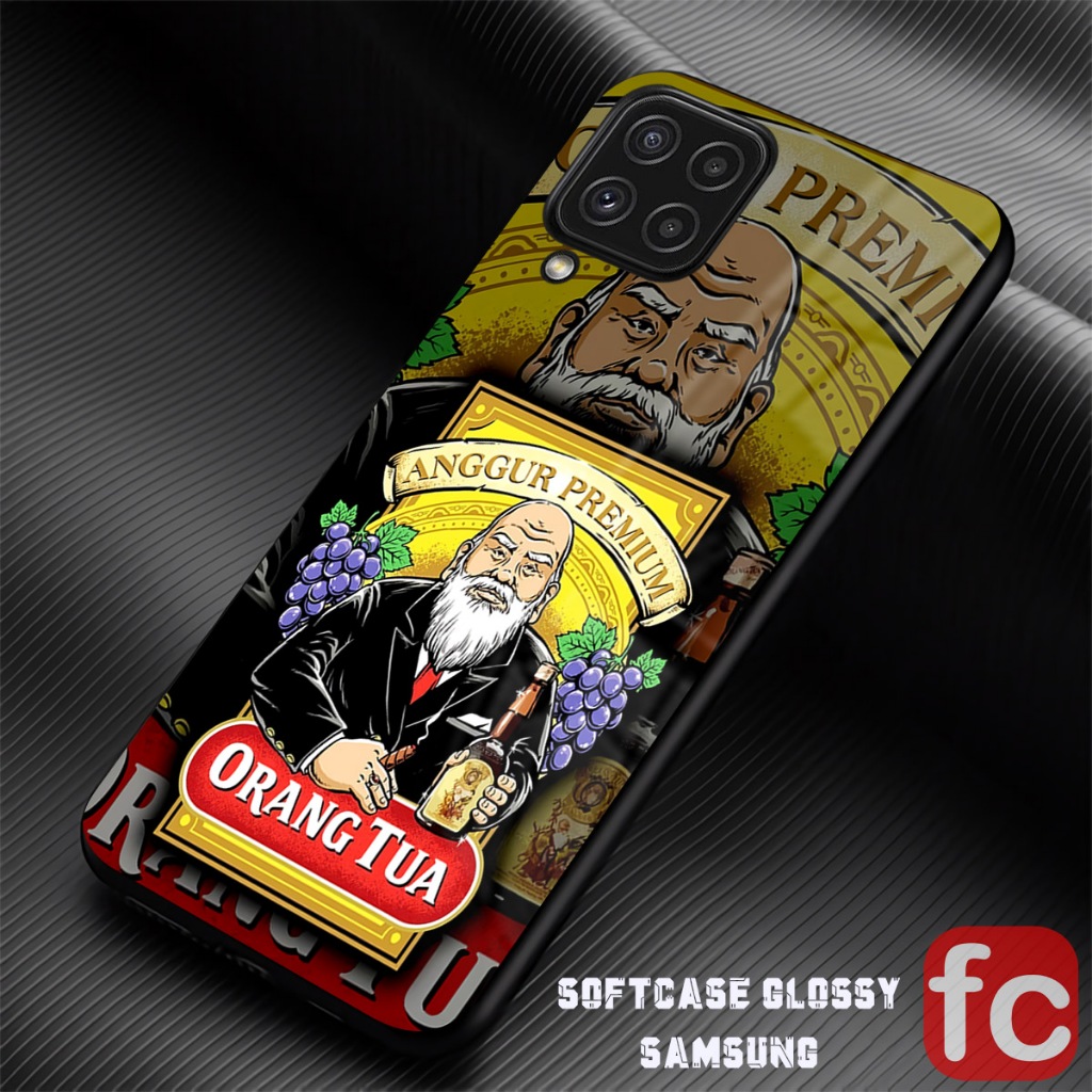 [FR65] Softcase Kaca Samsung M33 M53 A12 M12 A22 M22 M32 4G Case Silikon Mika Silicon Cover Kilau Ka