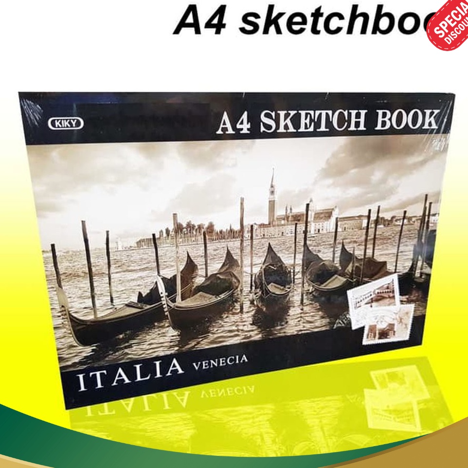 

DISKON NATAL Buku Gambar Sketsa Sketch Book Kiky A4 Pcs Original