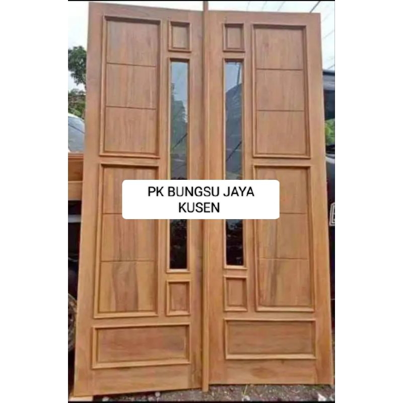 pintu kayu kupu kupu