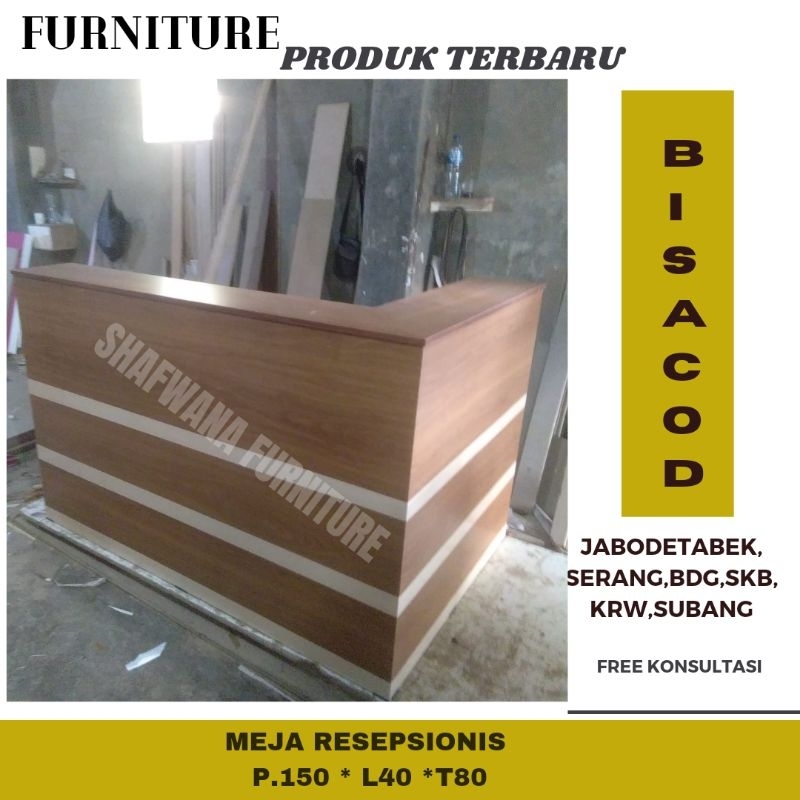 MEJA KASIR MINIMALIS MEJA RESEPSIONIS MEJA KLINIK MEJA TOKO MEJA SALON MEJA KANTOR MEJA BANK BENTUK 