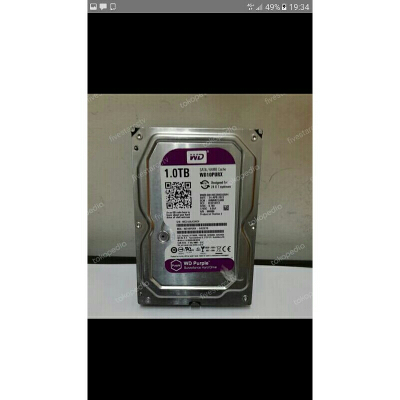 HARDDISK INTERNAL 1TB TYPE SATA UKURAN 3"5INCH HDD CCTV DAN PC KOMPUTER