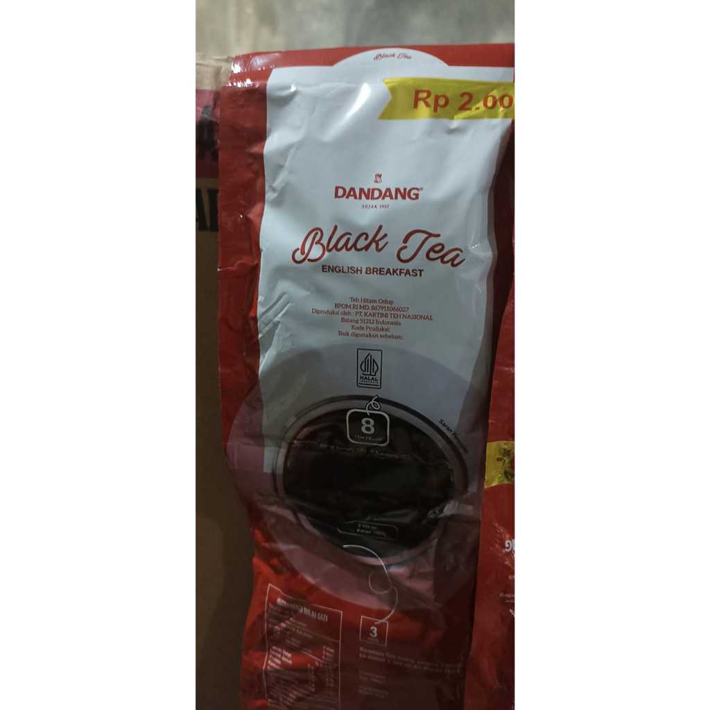 

Teh Dandang Black Tea Teh Hitam isi 8 Kantung Teh [1 renceng 10 sachet]