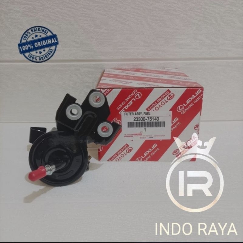 FUEL FILTER BENSIN TOYOTA INNOVA FORTUNER HILUX 2004 2005 UP KEATAS ORIGINAL
