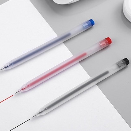 

Pulpel Gel 0.5mm Pena Pulpen Bolpoin Tinta Gel Cair Pena Transparant Pen Gel