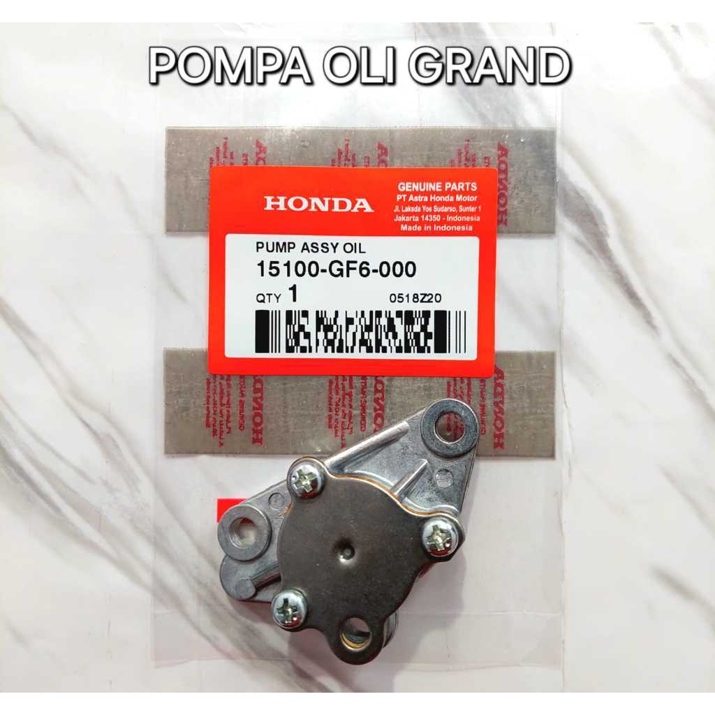 POMPA OLI GRAND WIN 100 ASTREA STAR PRIMA ORIGINAL 15100-GF6-000