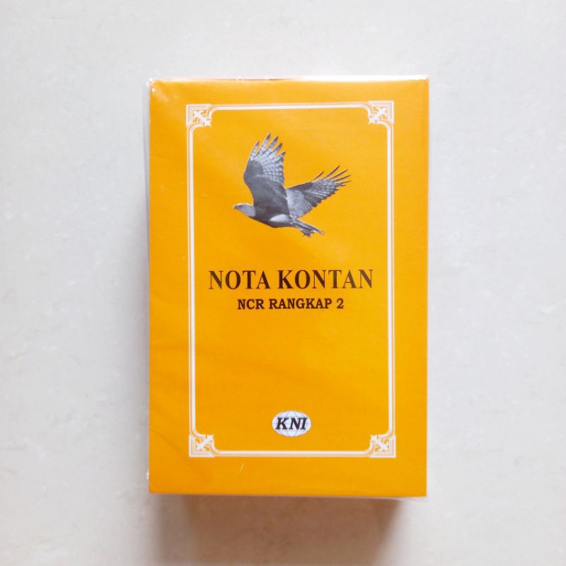 

[ MURAH PACK ISI 10 BUKU ] Buku Nota Kontan Kecil NCR Rangkap 2 - KNI 2PLY ( Ukuran 10.5 x 16 cm )