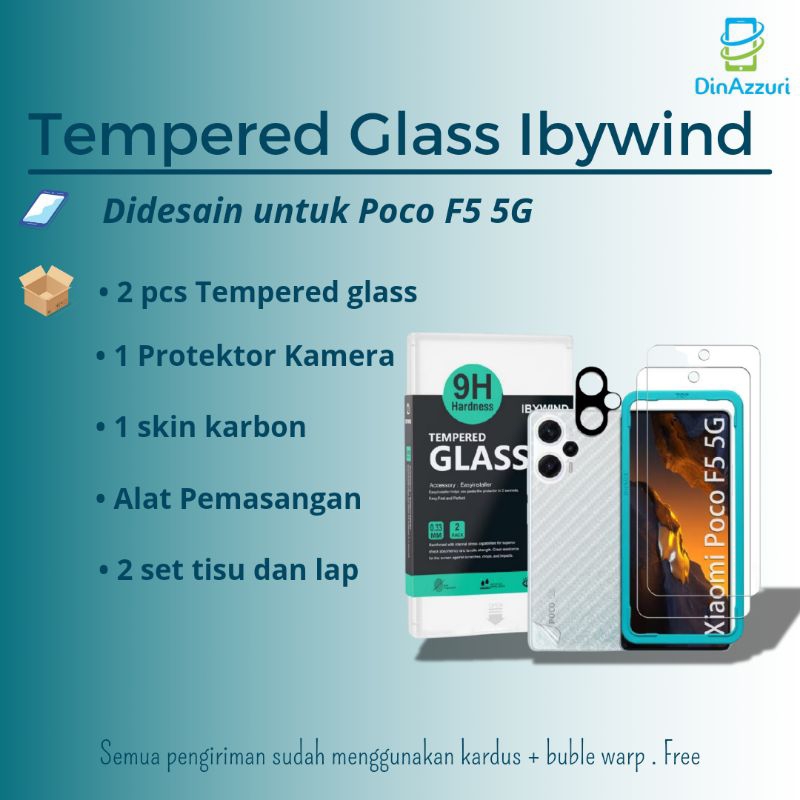Tempered Glass Poco F5 merk Ibywind