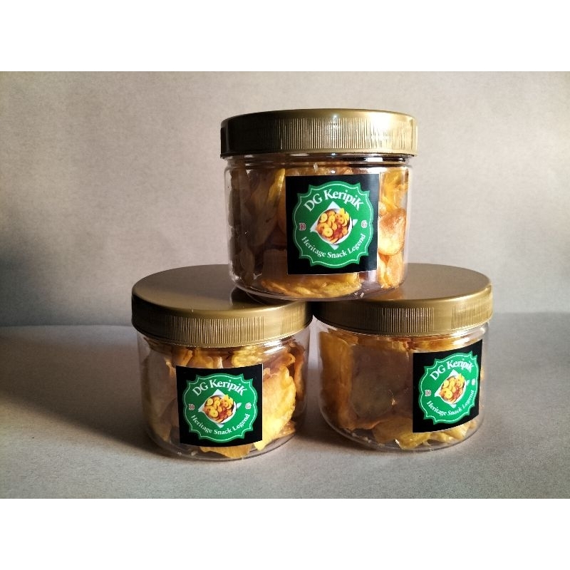 

Keripik Ubi Kemasan Toples 400gram DG Keripik