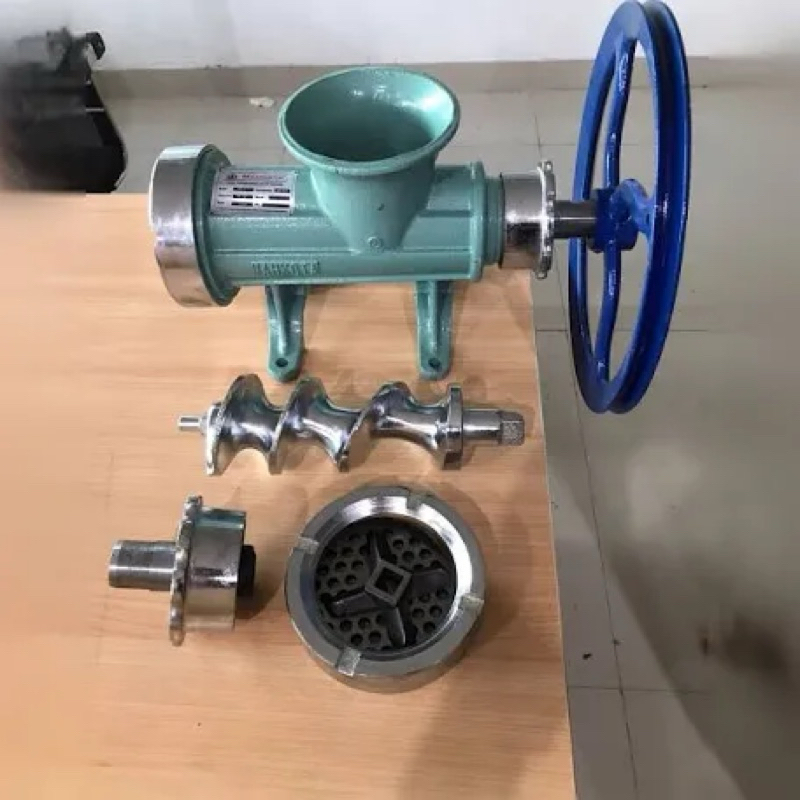 MAHKOTA GILINGAN DAGING MANUAL MAHKOTA MEAT GRINDER MANUAL UNTUK PELET IKAN DAN SEMUA MM-32S STANILE