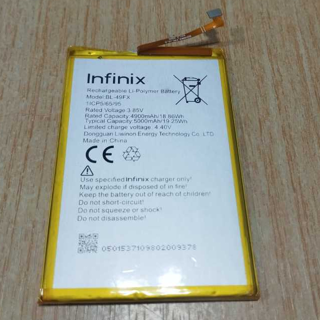 battery batre infinix BL49FX / BL-49FX / HOT 7 SOKET