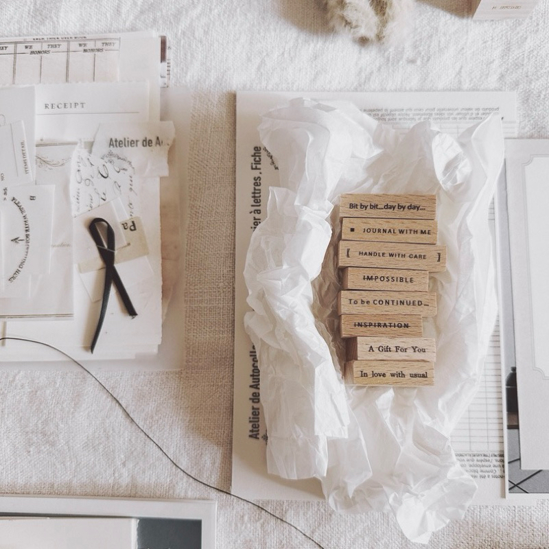 

Penny.fei Just Words V2 Rubber Stamp