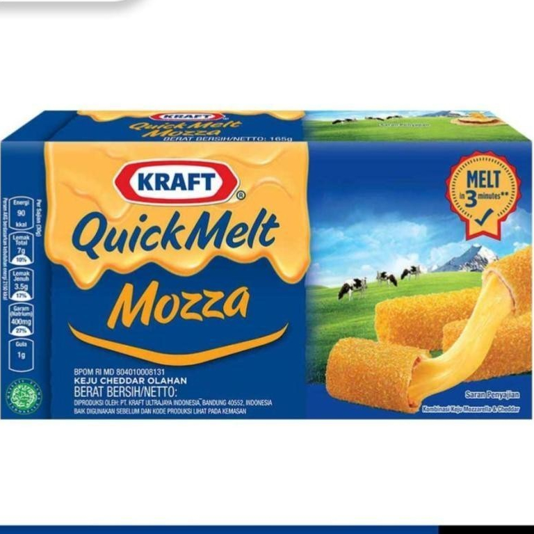 

Kraft Quick Melt Mozza 165gr