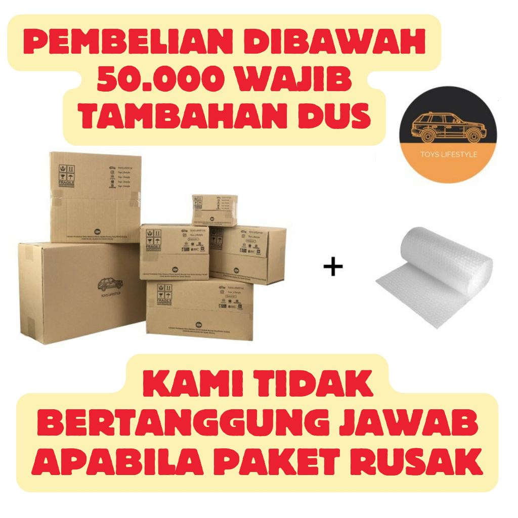 

Tambahan Dus & Bubble Wrap Toys Lifestyle