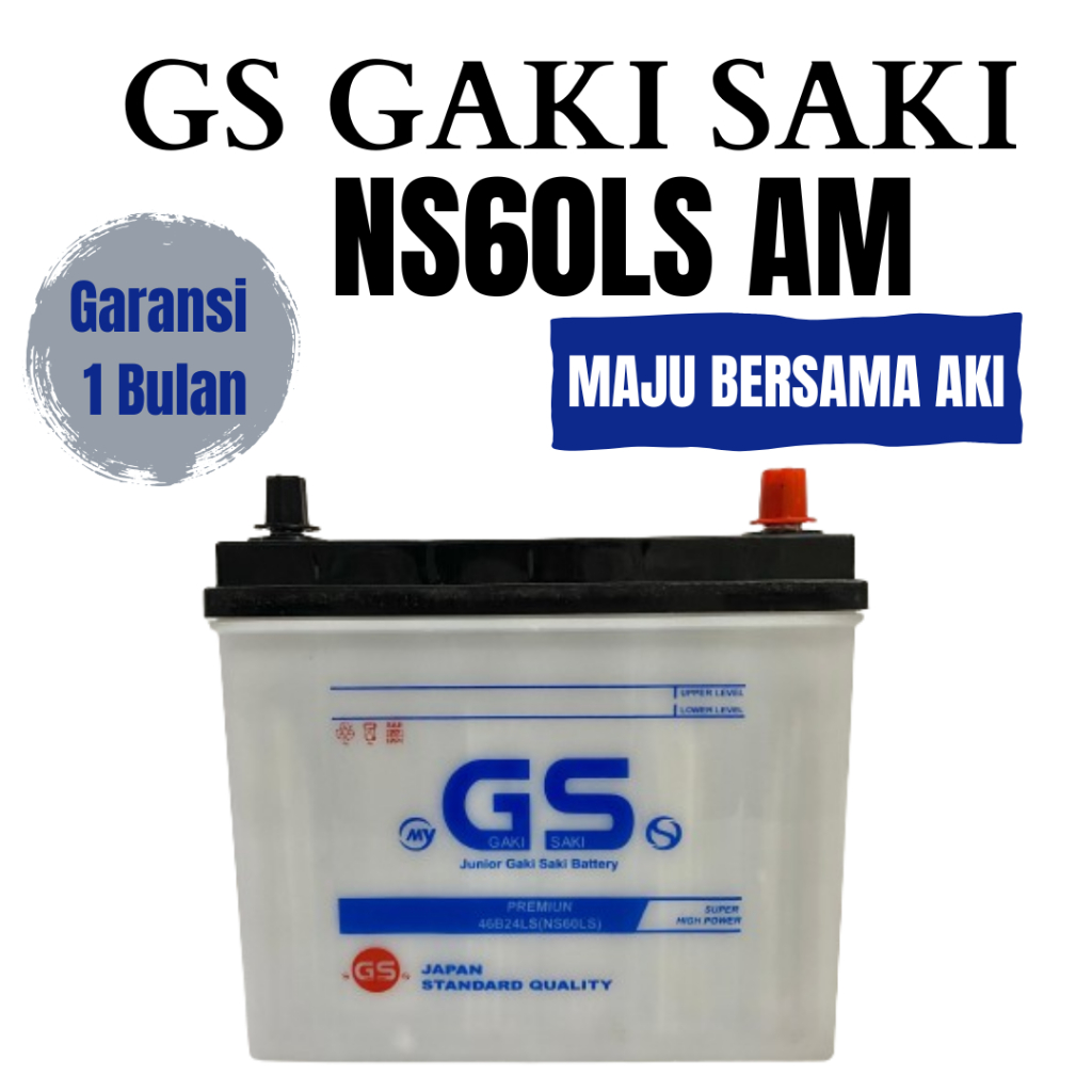Aki Mobil Honda HRV, CRV NS60LS GS Aki Basah AM