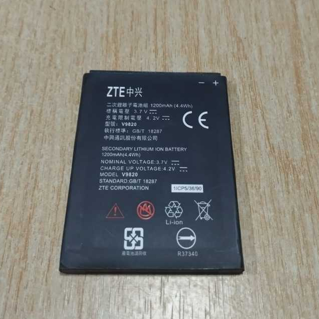 battery batre ZTE V9820