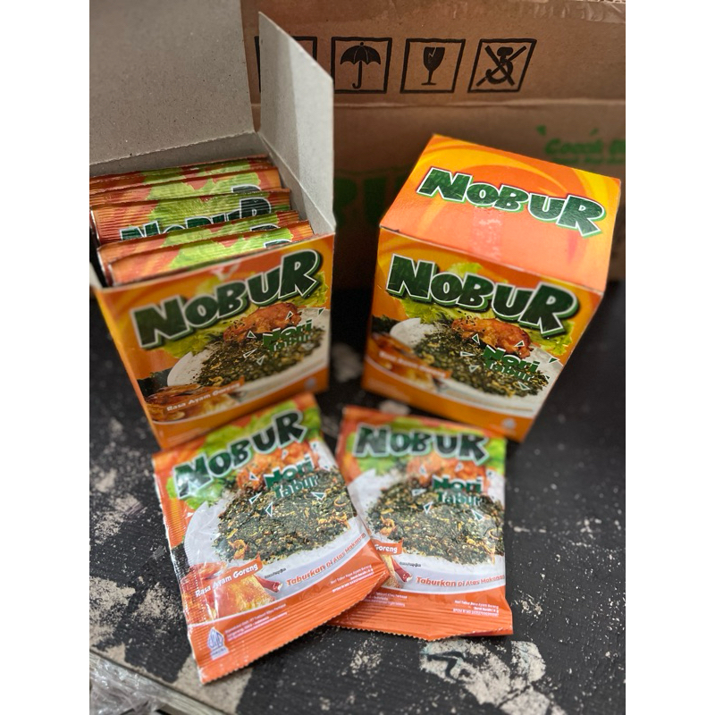 

NOBUR (NORI TABUR) PERBOX ISI 12pcs @4gram