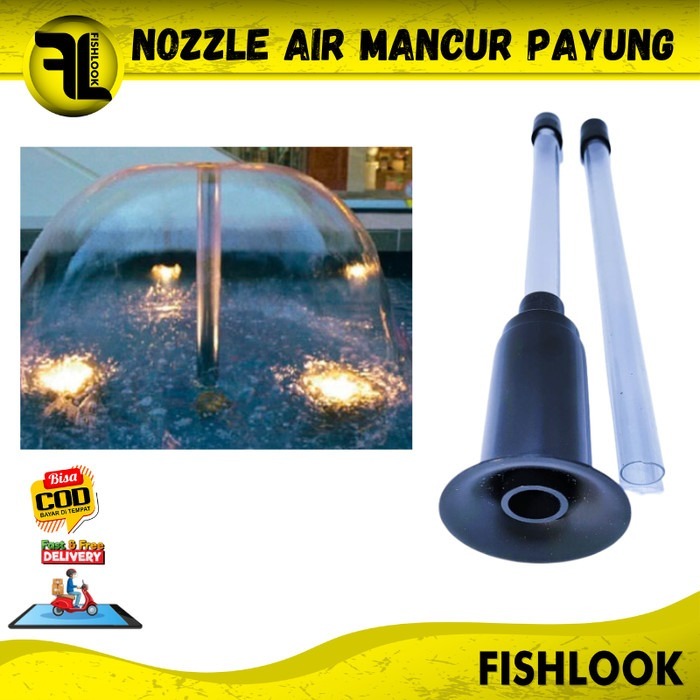 Nozzle Pipa Air Mancur Umbrella Style Model Payung Jamur Aquarium PIPA AIR MANCUR