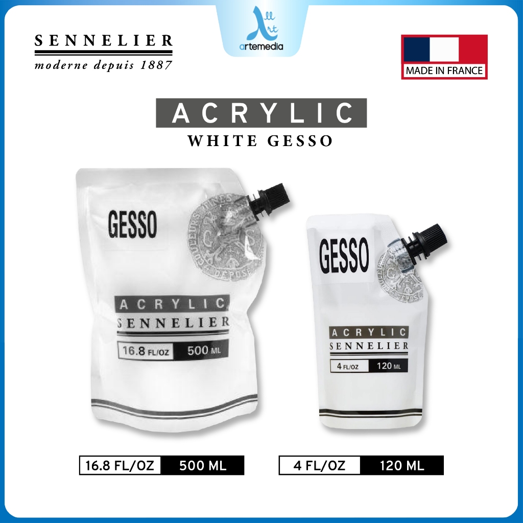 

Sennelier Acrylic Primer Gesso Medium Cat Akrilik