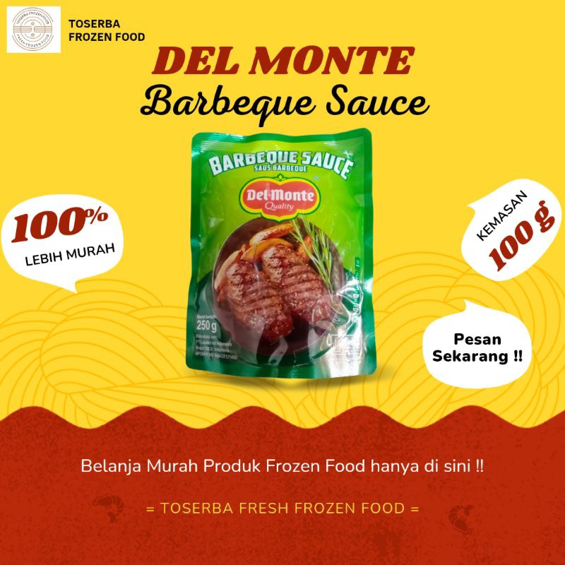 

DEL MONTE Barbeque Sauce 250g Saus Barbekiu