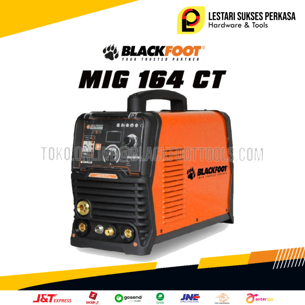 Mesin Las Blackfoot MIG 164 CT - Portable Inverter Welding Machine