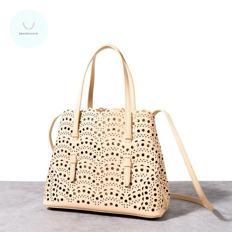 Alaia Mina 25 small vienne wave tote bag
