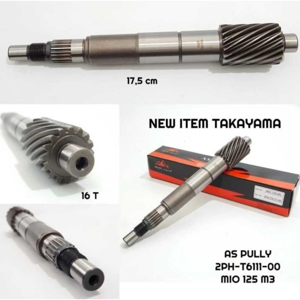 AS PULLY TAKAYAMA MIO-125 M3/MIO Z ORIGINAL TAKAYAMA 100%