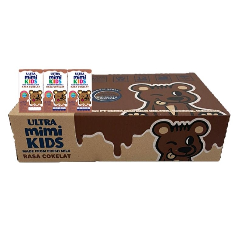 

ULTRA Mimi Kids Susu UHT Cokelat 125 ml x 40 pcs - harga untuk 1 karton