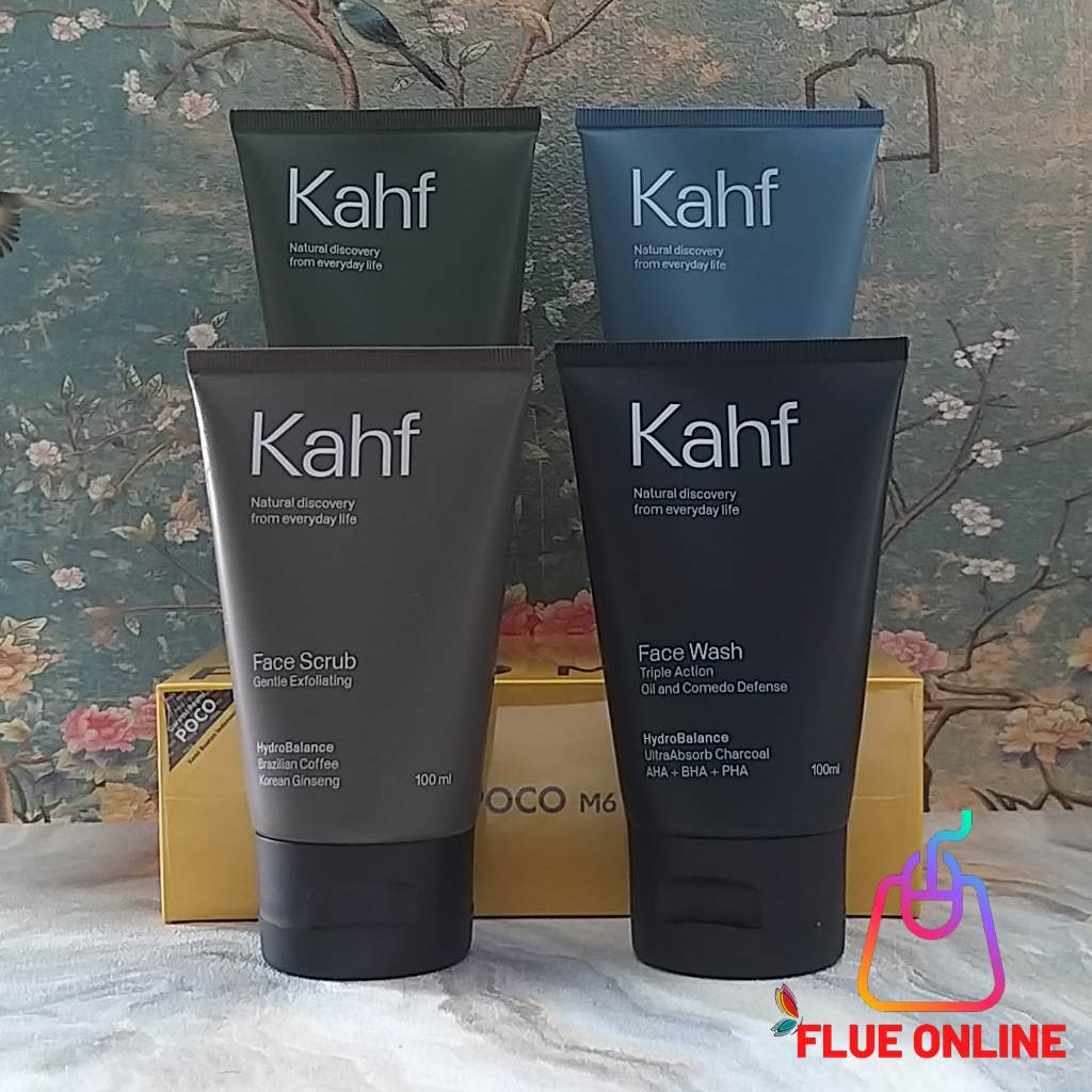 Kahf Face Wash / Face Scrub - Sabun Wajah Pria 100ml