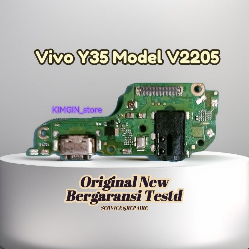 Konektor Cas Papan Konektor Cas Mic Vivo Y35 Model V2205 Original