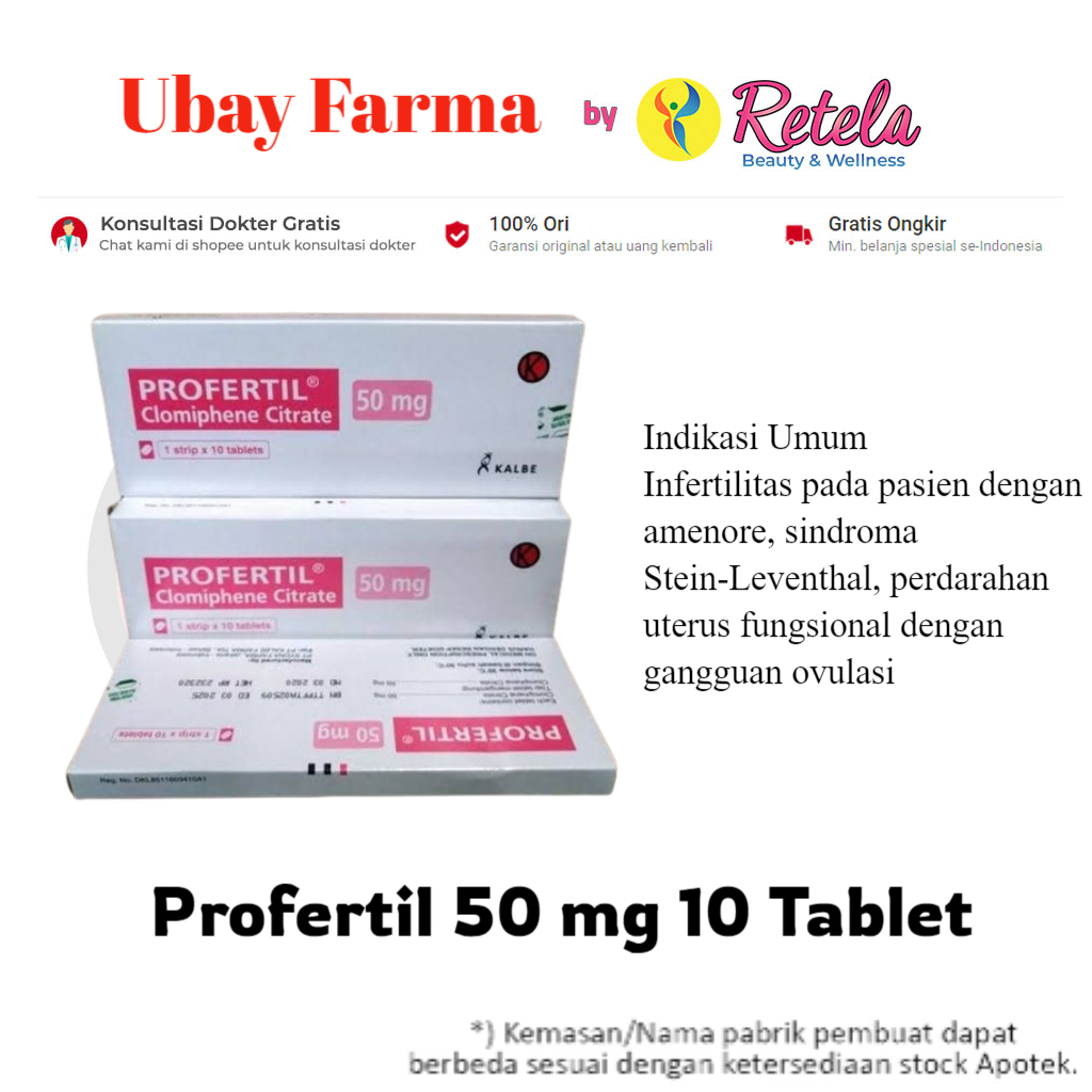 Profertil 50 mg 10 Tablet
