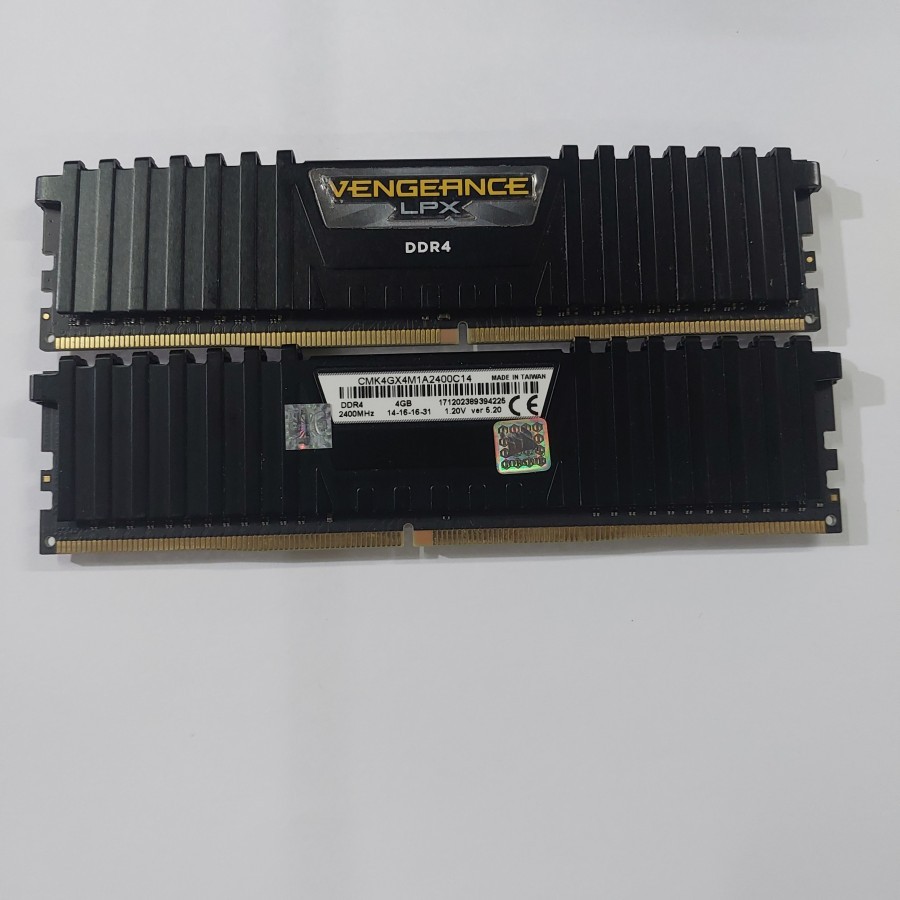 Ram Komputer Gaming Corsair Ddr4 4Gb 2400Mhz Longdimm Pc4 Corsair Vengeance Second original