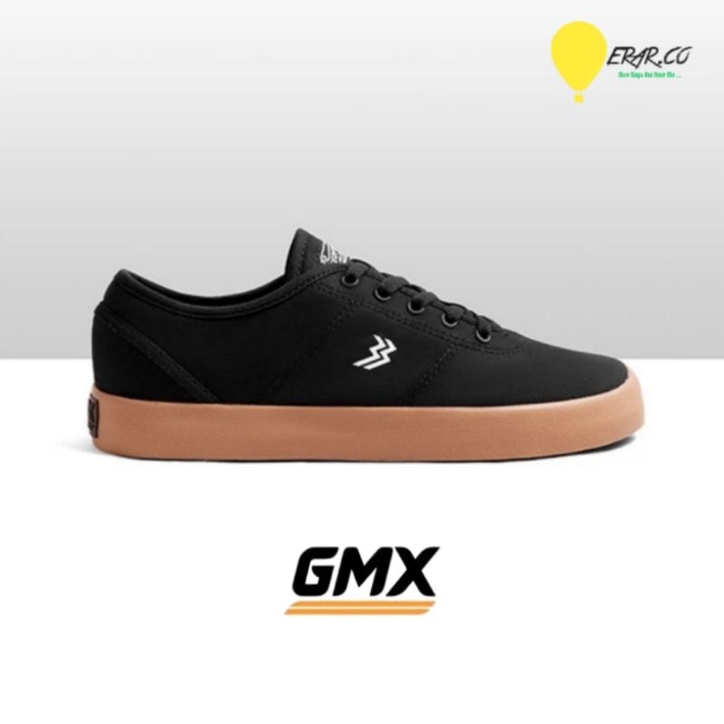 Geoff Max Official - Ethan Black Gum | Shoes Vulcanized | Sepatu | Sneakers | Sepatu Pria Wanita