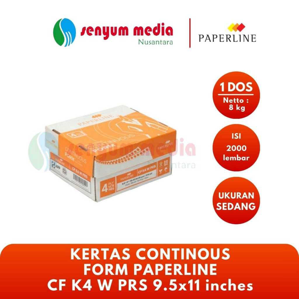 

Kertas Continous Form Paperline Cf K4 W Prs 9.5x11 Inches