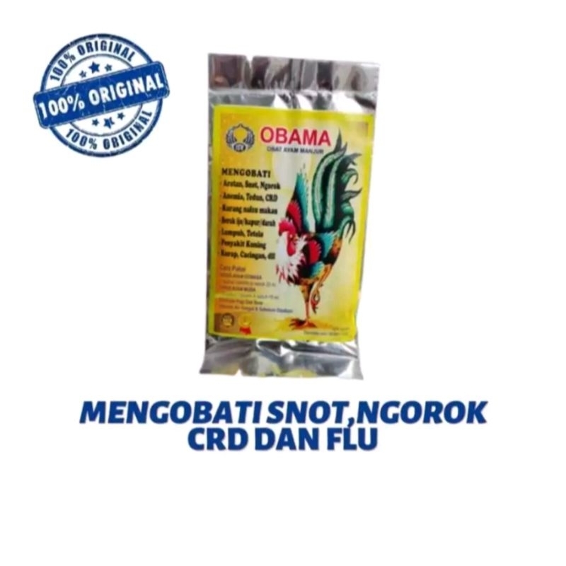OBAMA OBAT AYAM NGOROK SNOT CRD OBAT AYAM SAKIT