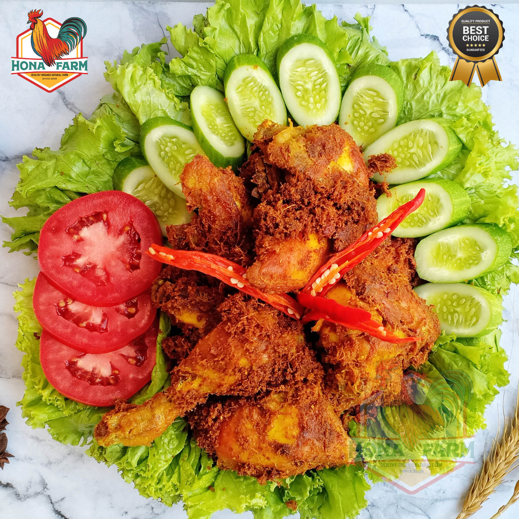 

Hona Farm Ayam Ungkep Organik Probiotik ( UNIK ) 400-500gr (ISI 4 POTONG)