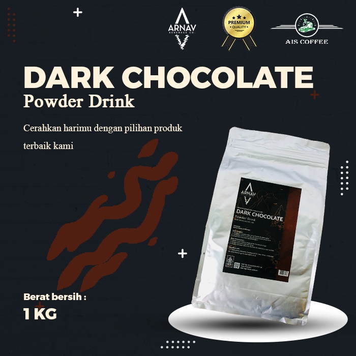 

Powder Arnav Drink Dark Chocolate - Bubuk Minuman Dark Chocolate 1 Kg