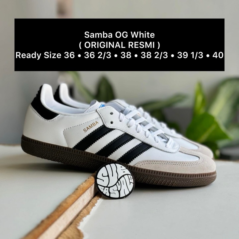 Adidas Samba OG White Original Resmi