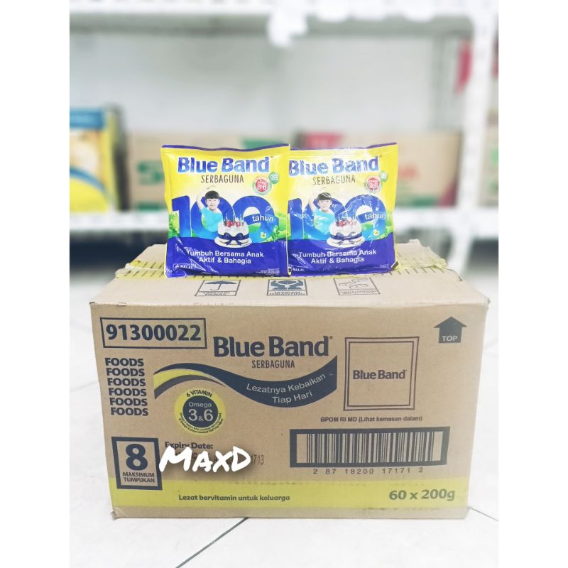 

Blue Band Serbaguna Sachet 200 gr× 60Pcs 1 Dus